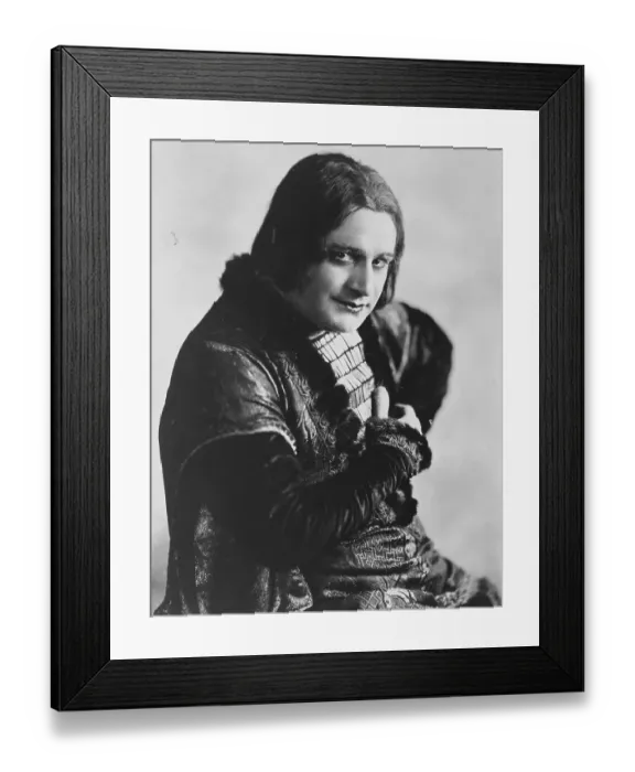 Framed Print : Portrait of Benjamin Gigli Framed Print : Portrait of Benjamin Gigli