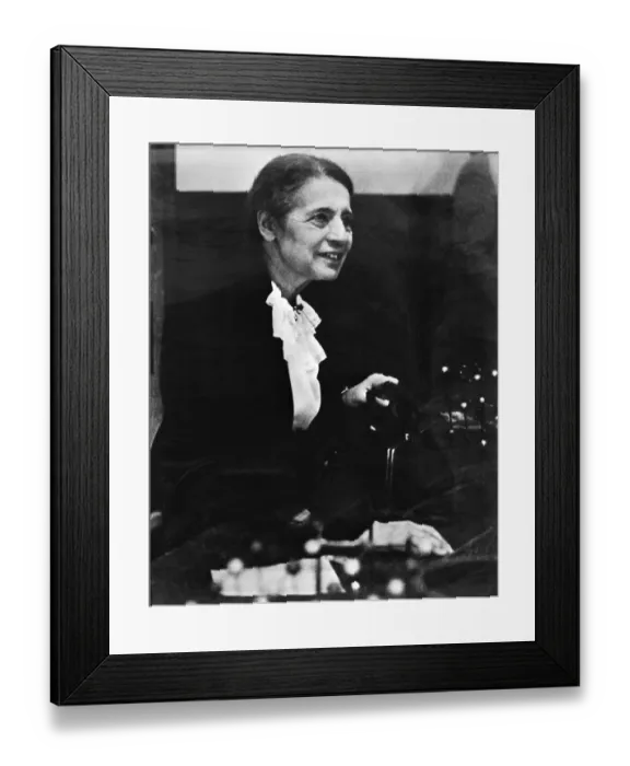 Framed Print : Austrian Physicist Lisa Meitner