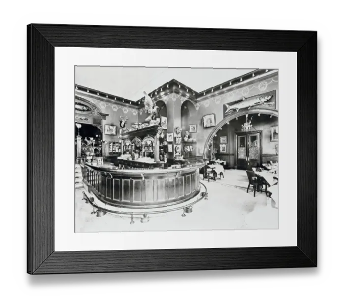 Framed Print : Gay Nineties Bar Framed Print : Gay Nineties Bar