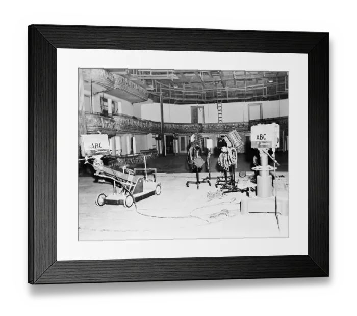 Framed Print : ABC Television Studio Framed Print : ABC Television Studio