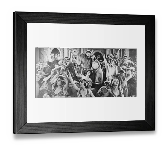 Framed Print : Orgy Scene from Movie Still Quo Vadis Framed Print : Orgy Scene from Movie Still Quo Vadis