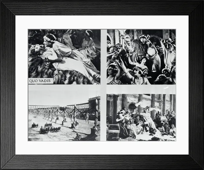 Framed Print : Composite Page from Movie Still Quo Vadis Framed Print : Composite Page from Movie Still Quo Vadis