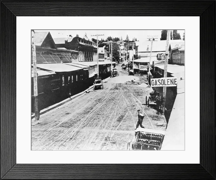 Framed Print : Placerville in 1900 Framed Print : Placerville in 1900