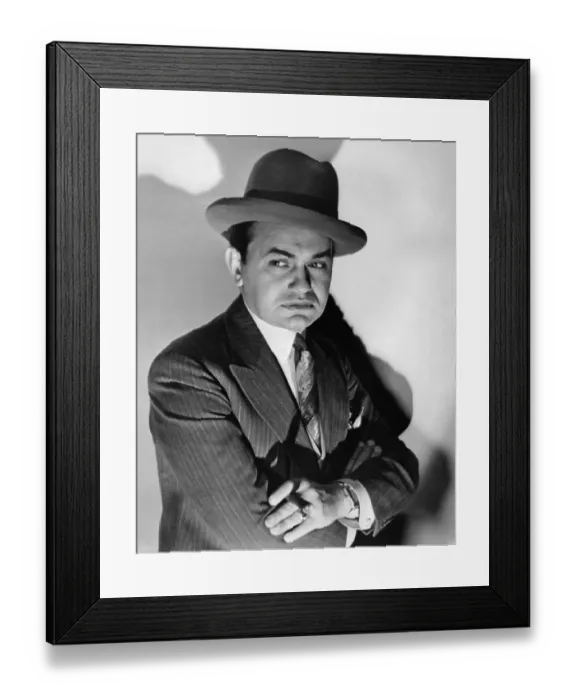 Framed Print : Edward G. Robinson Framed Print : Edward G. Robinson