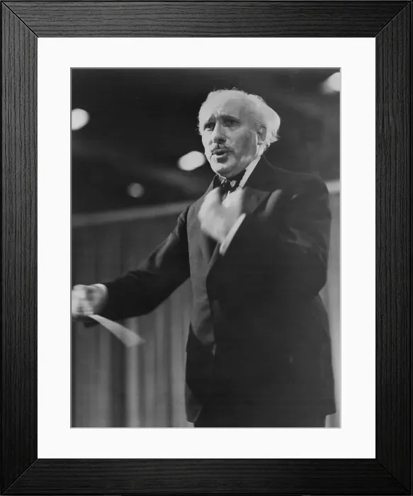 Framed Print : Portrait of Arturo Toscanini Framed Print : Portrait of Arturo Toscanini