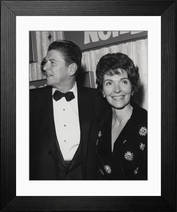 Framed Print : Ronald and Nancy Reagan Smiling Framed Print : Ronald and Nancy Reagan Smiling