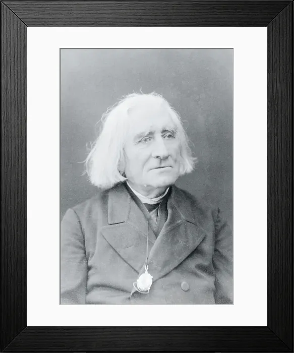 Framed Print : Portrait of Franz Von Liszt Framed Print : Portrait of Franz Von Liszt