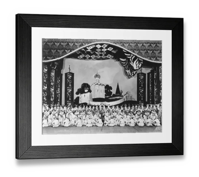 Framed Print : Ziegfeld Follies Production on Stage Framed Print : Ziegfeld Follies Production on Stage