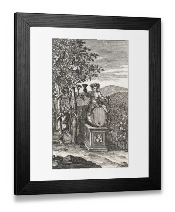 Framed Print : The Vineyard Engraving by Michael van der Gucht Framed Print : The Vineyard Engraving by Michael van der Gucht