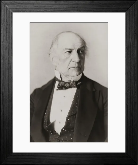 Framed Print : William Ewart Gladstone Posing Framed Print : William Ewart Gladstone Posing