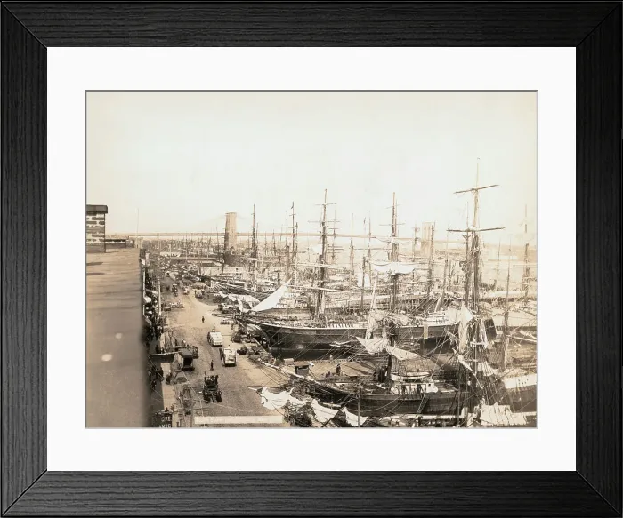 Framed Print : Ships Docking at Seaport Framed Print : Ships Docking at Seaport