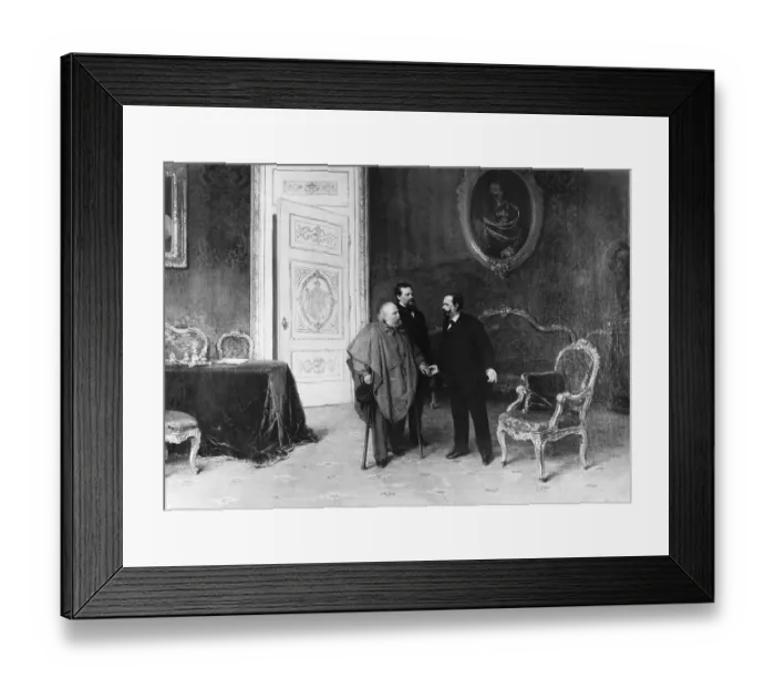 Framed Print : Meeting of Italian Statesmen Framed Print : Meeting of Italian Statesmen