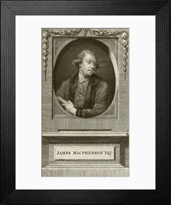 Framed Print : Portrait of James Macpherson Framed Print : Portrait of James Macpherson