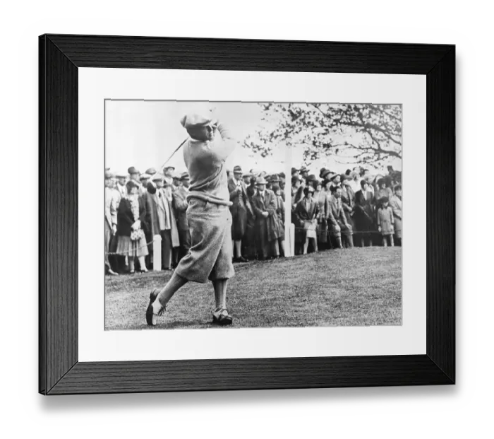 Framed Print : Bobby Jones Swinging Club Framed Print : Bobby Jones Swinging Club