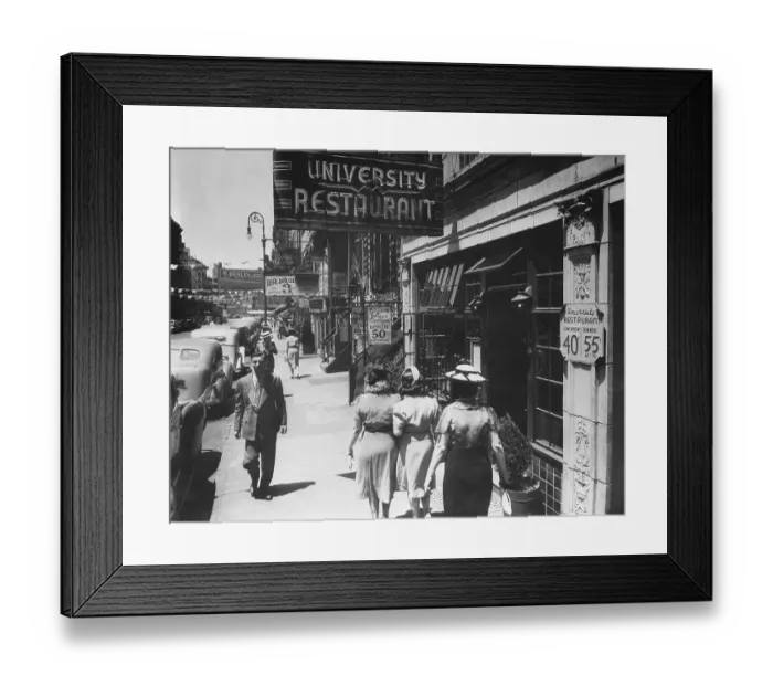 Framed Print : Street in Greenwich Village Framed Print : Street in Greenwich Village
