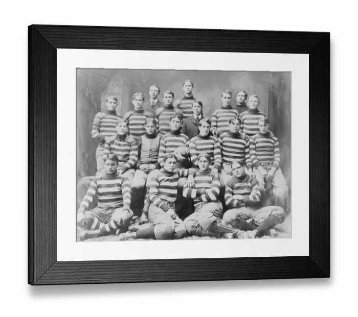 Framed Print : Team Portrait of Early Oklahoma University Football Team Framed Print : Team Portrait of Early Oklahoma University Football Team