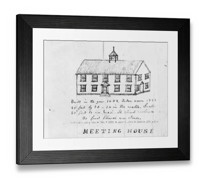 Framed Print : Second Meeting House, Plymouth, Massachusetts Framed Print : Second Meeting House, Plymouth, Massachusetts