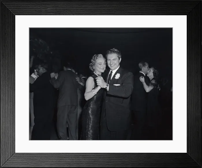 Framed Print : Liberace Dancing With Sonja Henie Framed Print : Liberace Dancing With Sonja Henie
