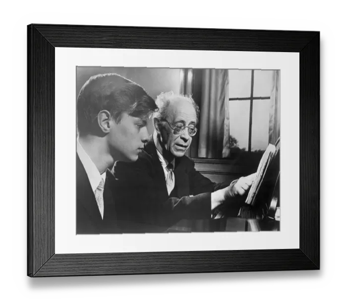Framed Print : Rudolph Serkin Teaches Son Peter Piano Framed Print : Rudolph Serkin Teaches Son Peter Piano