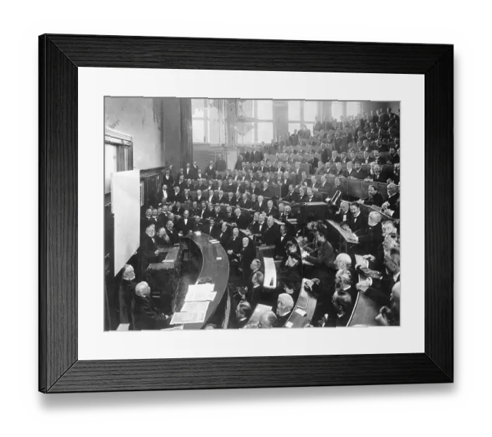 Framed Print : Rudolph Virchow Lecturing Framed Print : Rudolph Virchow Lecturing
