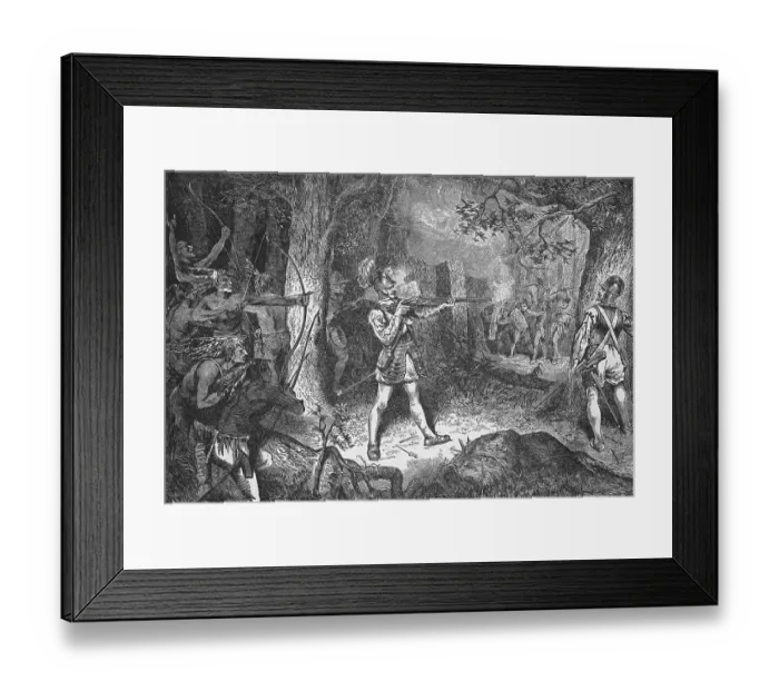 Framed Print : Scene from War of 1812 Framed Print : Scene from War of 1812