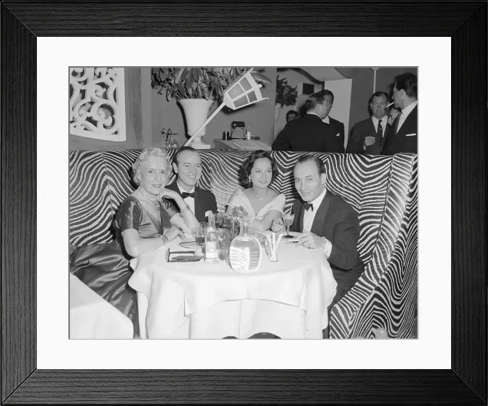 Framed Print : El Morocco Nightclub Guests Framed Print : El Morocco Nightclub Guests