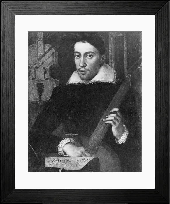 Framed Print : Portrait of Claudio Monteverdi Framed Print : Portrait of Claudio Monteverdi