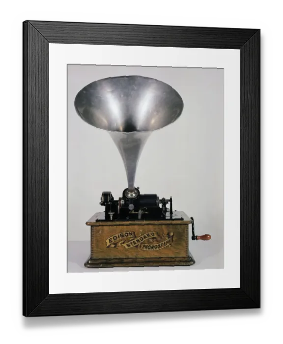 Framed Print : Edison Standard Phonograph Framed Print : Edison Standard Phonograph