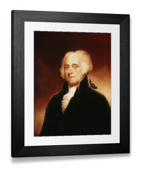 Framed Print : Portrait of John Adams
