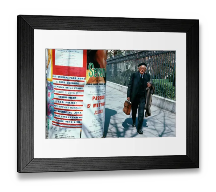 Framed Print : Jean Piaget Taking a Walk Framed Print : Jean Piaget Taking a Walk