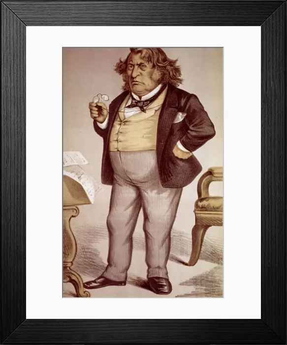 Framed Print : The Massive Grievance Caricature Framed Print : The Massive Grievance Caricature