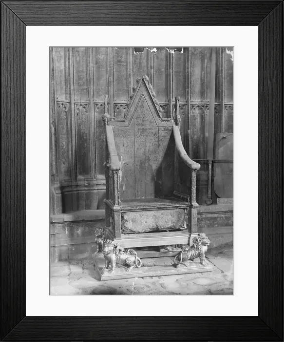 Framed Print : British Coronation Throne Framed Print : British Coronation Throne