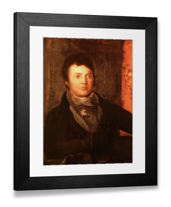 Framed Print : Portrait of Samuel T. Coleridge Framed Print : Portrait of Samuel T. Coleridge