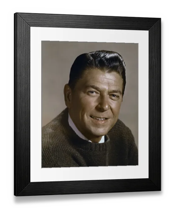 Framed Print : Ronald Reagan