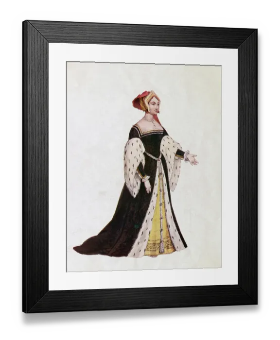 Framed Print : Anne Boleyn as Queen of England Framed Print : Anne Boleyn as Queen of England