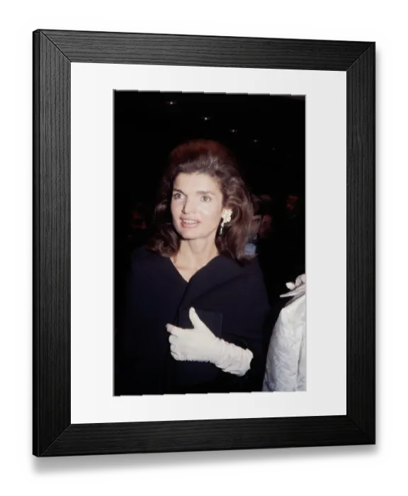 Framed Print : Portrait of Jacqueline Kennedy Onassis Framed Print : Portrait of Jacqueline Kennedy Onassis