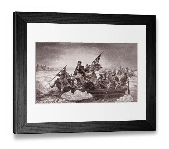 Framed Print : George Washington Crossing the Delaware Framed Print : George Washington Crossing the Delaware