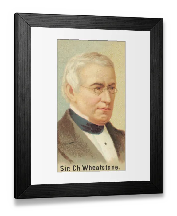 Framed Print : Sir. Ch. Wheatstone Color Print Framed Print : Sir. Ch. Wheatstone Color Print
