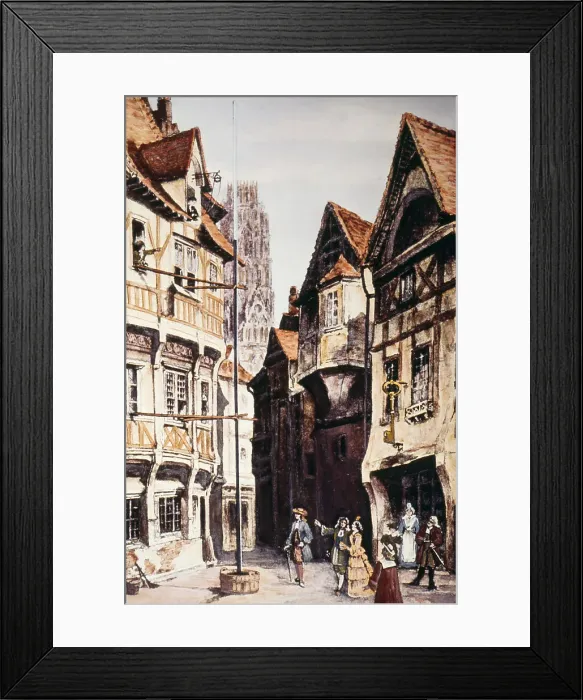 Framed Print : Pascal's Experiment With The Pressure Of Air