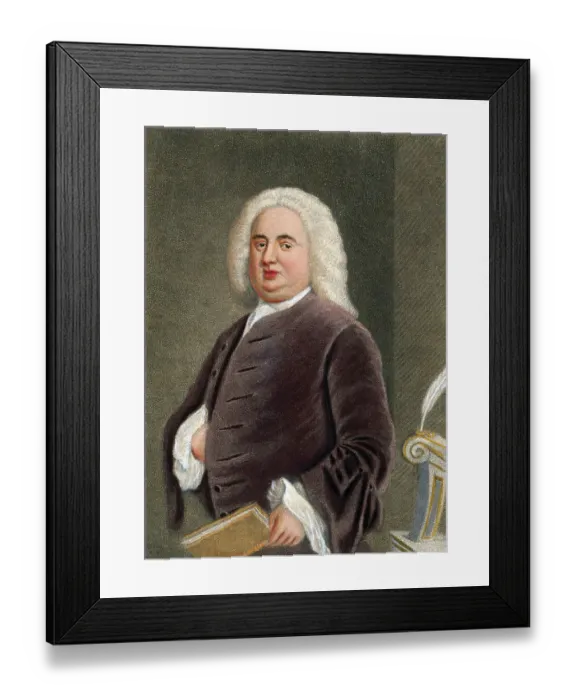 Framed Print : Novelist Samuel Richardson Framed Print : Novelist Samuel Richardson