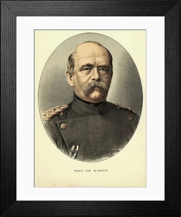 Framed Print : Portrait of Otto von Bismarck Framed Print : Portrait of Otto von Bismarck