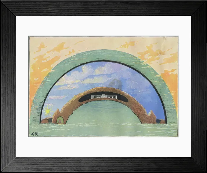 Framed Print : The World as Conceived by the Babylonians Framed Print : The World as Conceived by the Babylonians