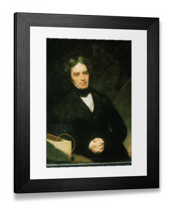 Framed Print : English Chemist Michael Faraday Framed Print : English Chemist Michael Faraday
