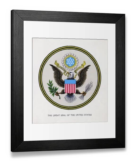 Framed Print : Seal of the United States Framed Print : Seal of the United States
