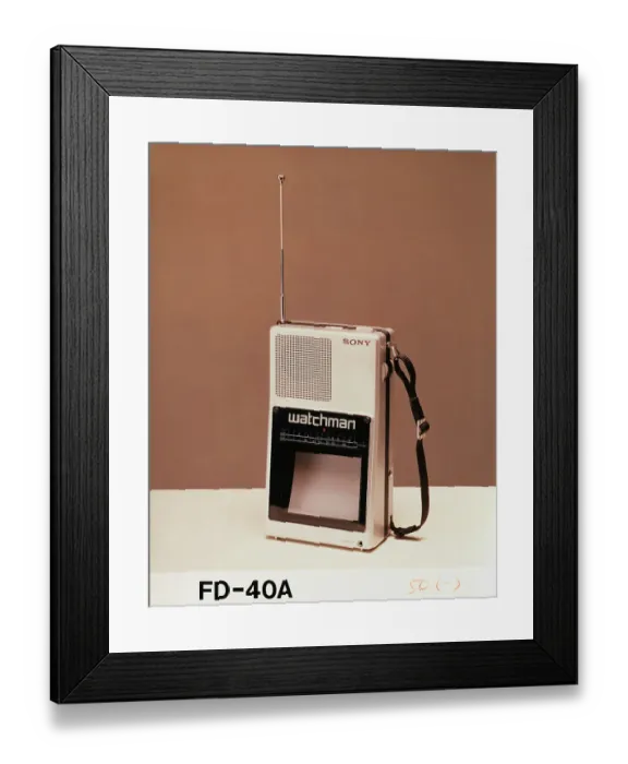 Framed Print : Sony Watchman Framed Print : Sony Watchman