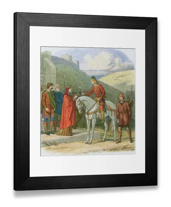 Framed Print : Nobleman Accepting a Drink Framed Print : Nobleman Accepting a Drink