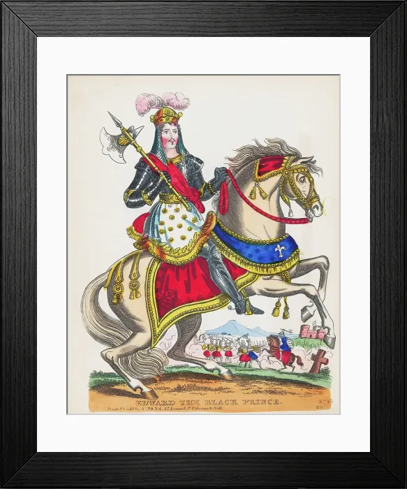 Framed Print : Edward IV on a Horse