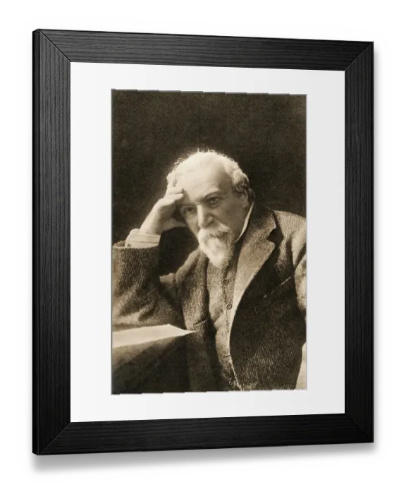 Framed Print : English Poet Robert Browning Framed Print : English Poet Robert Browning