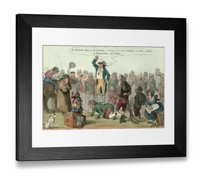 Framed Print : Union Leader Addressing Meeting Framed Print : Union Leader Addressing Meeting