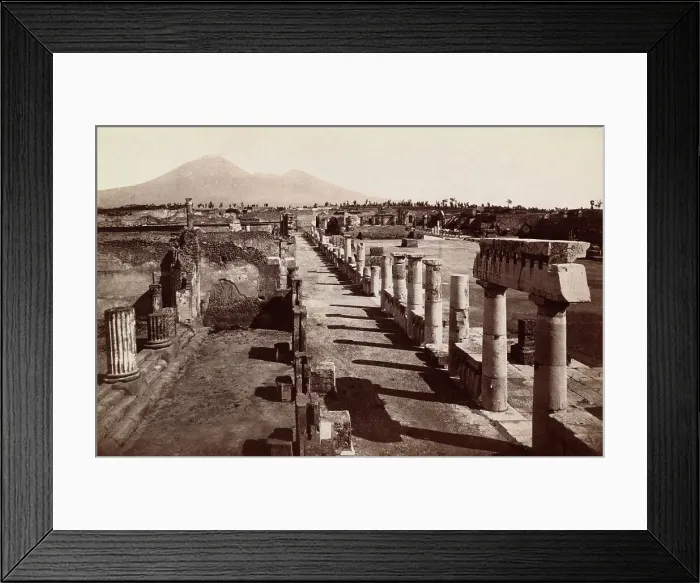 Framed Print : Ruin of Civil Fort in Pompeii Framed Print : Ruin of Civil Fort in Pompeii